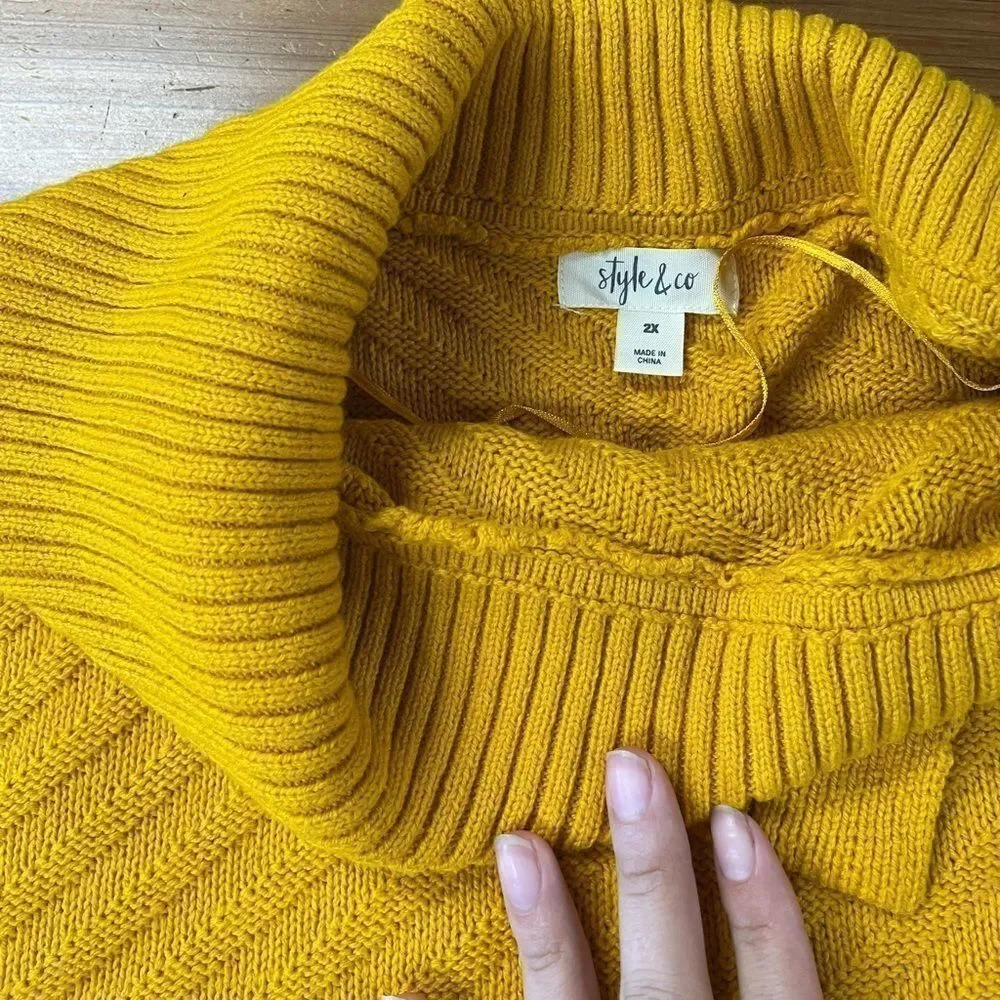 Style & Co. Cowl Pullover - Picture 2 of 6